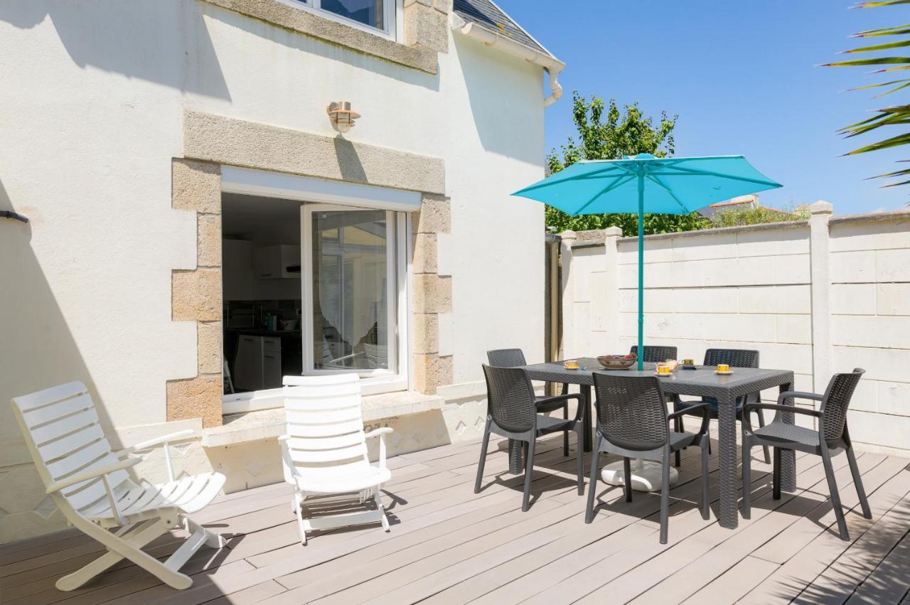 Vacances Pour 6 A Saint Guenole Penmarcʼh Exterior foto